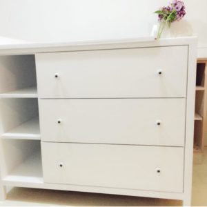 Custom Changing Table with Drawers