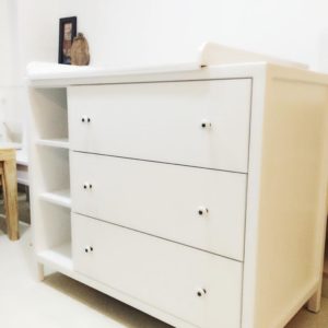 Custom Changing Table with Drawers