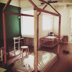 Pine Montessori Bed - House Frame