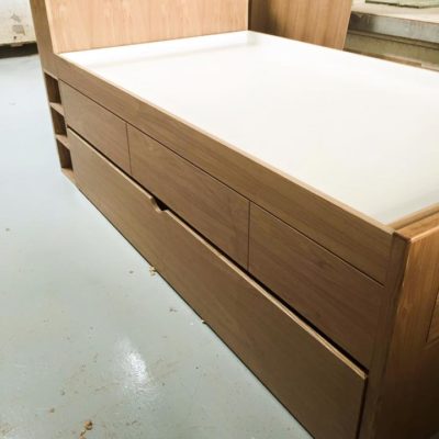 Ash Trundle with Storage - Closed