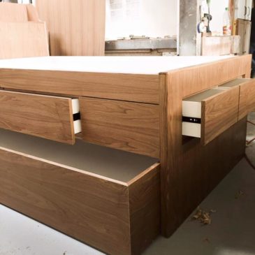 Ash Trundle Bed with Storage