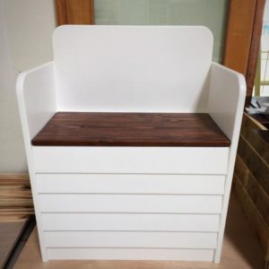 Kids Toy Box and Seater - Closed