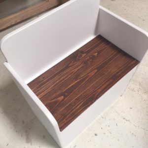 Kids Toy Box and Seater - Top View