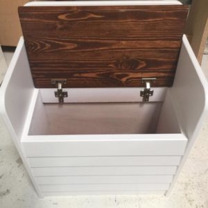 Kids Toy Box and Seater - Open