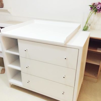 Custom Changing Table - Another Angle