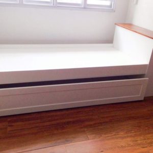 Trundle with Storage Headboard