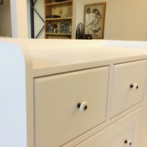 Country Style Changing Table - Top View