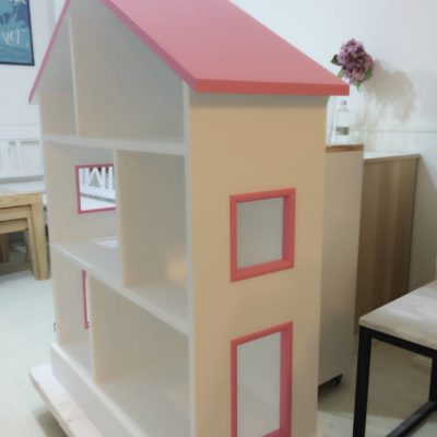 Dollhouse Shelving Unit Side View