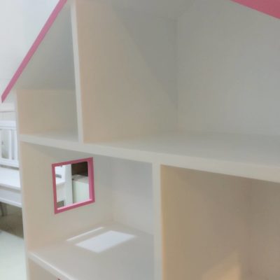 Dollhouse Shelving Unit - Close Up