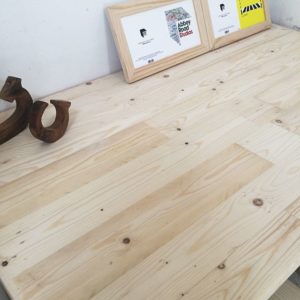 Raw Solid Pine Table Top Set - Close Up