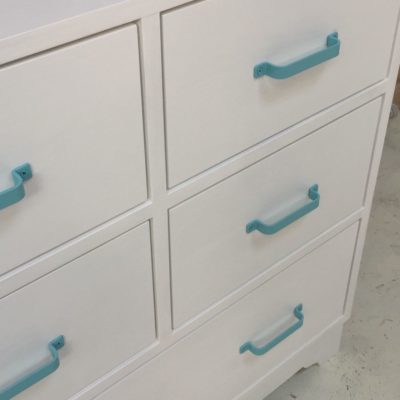 Aqua Changing Table - Close Up